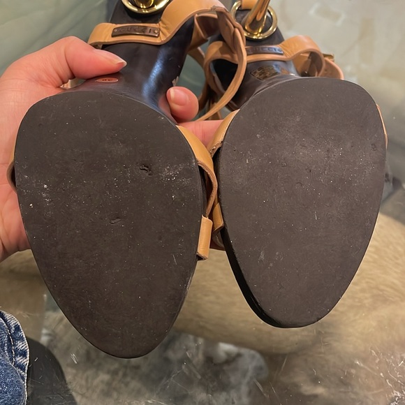 Gucci Leather and Wood Stilleto - Picture 6 of 11